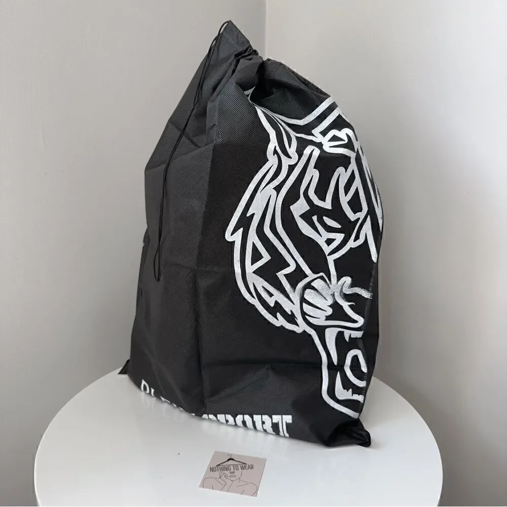 PHILIPP PLEIN SPORT Backpack Camo Grey Logo Camouflage Designer